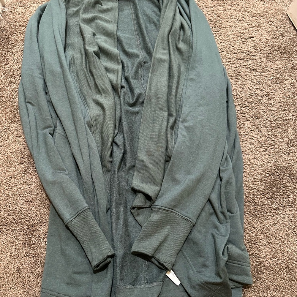 Athleta Pranayama Slate Blue Grey Cardigan